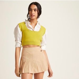 Anthropologie Maeve Denise Crop Sweater Tank/Vest - Medium